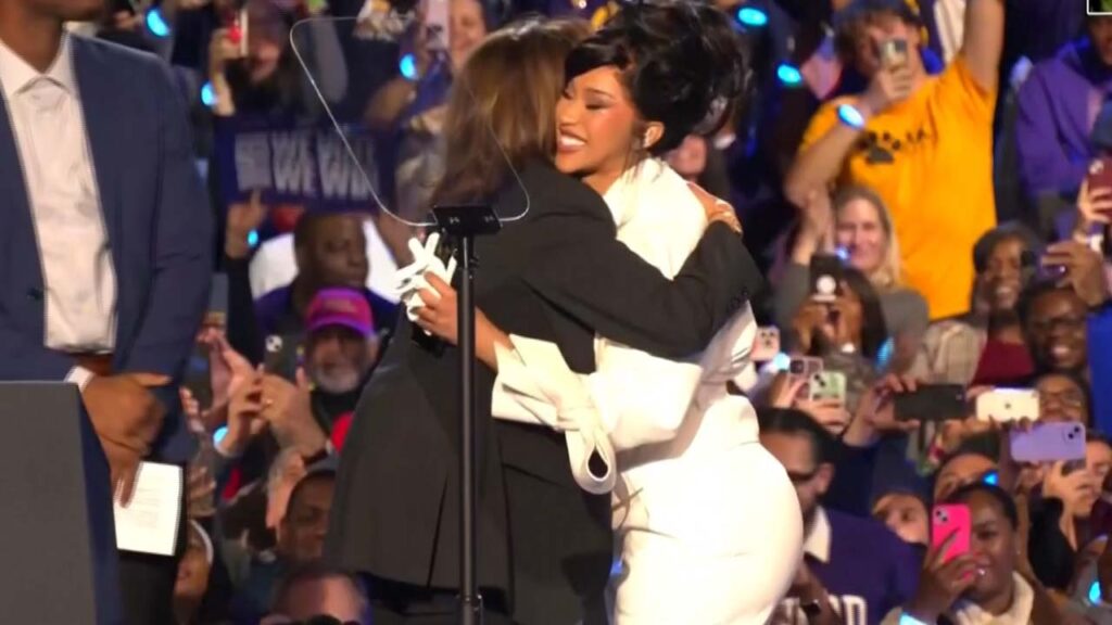 cardi b kamala harris