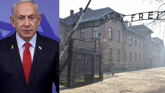 Netanyahu Auschwitz