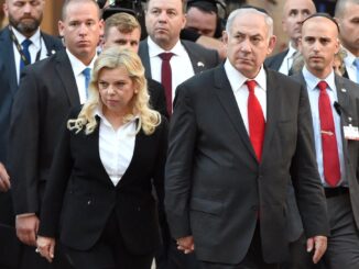 Netanyahu and wifw Sara