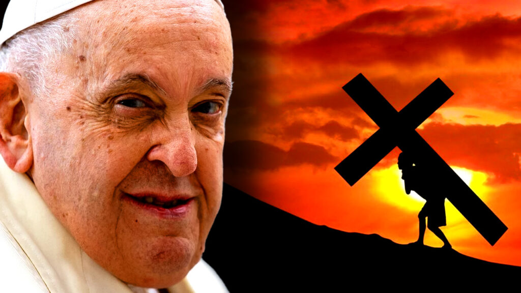 During what many have described as an openly occult ceremony—one that allegedly involved opening a "portal of darkness"—the Pope declared that if Jesus were to return, he hopes He would be "killed by Jews" again.