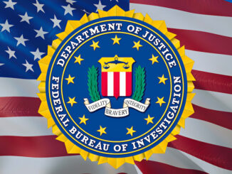FBI US flag