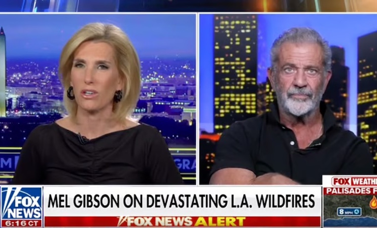 Mel Gibson: L.A. Wildfires Are an ‘Inside Job’ by Deep State