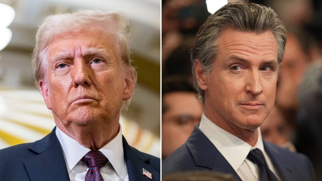 Trump Newsom
