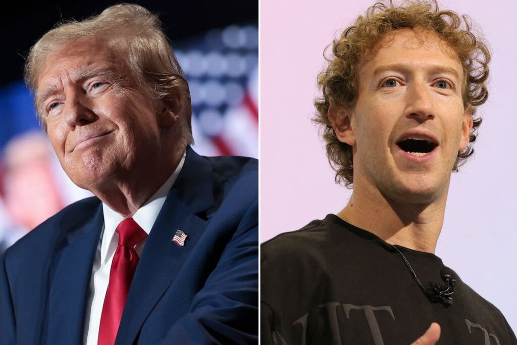 Trump Zuckerberg