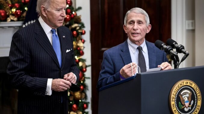 Biden vows to give Fauci a preemptive pardon for his crimes against humanity.