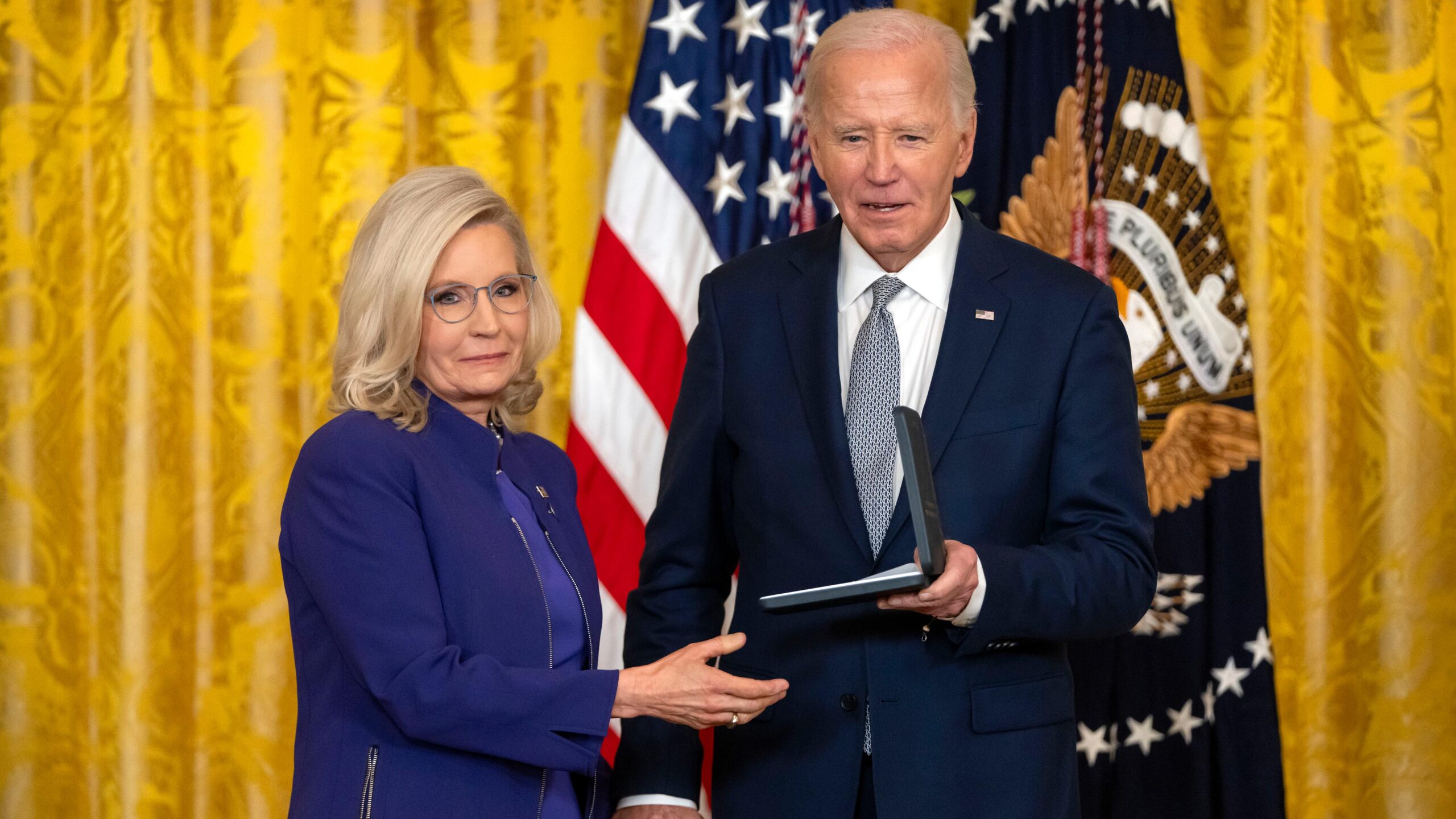 Joe Biden Awards Liz Cheney Presidential Citizens Medal as She Faces Potential Prison Sentence