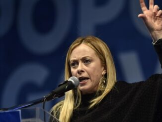 Italian Prime Minister Giorgia Meloni declares Soros to be a threat to national security.