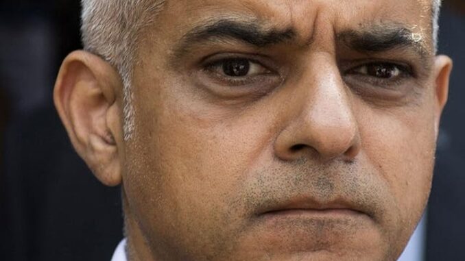 London mayor Sadiq Khan vows to destroy Trump's fascism.