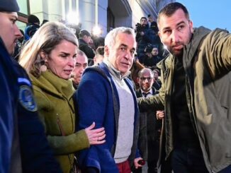EU leaders celebrate following the arrest of Romania's rightful president Călin Georgescu.