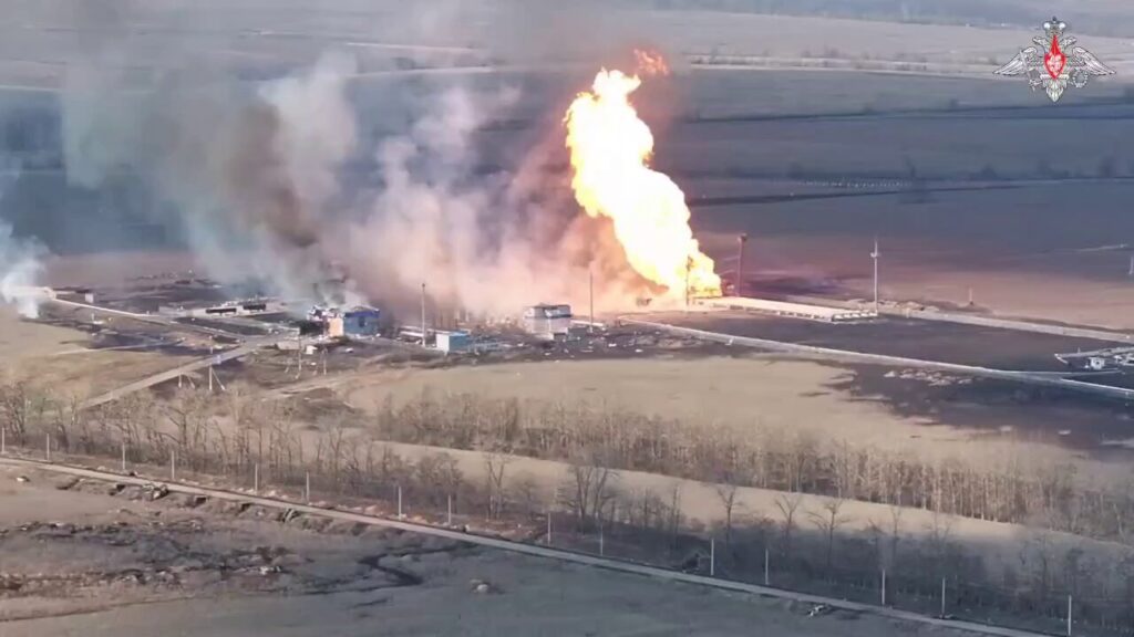 Sudzha gas metering station in Russia’