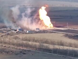 Sudzha gas metering station in Russia’