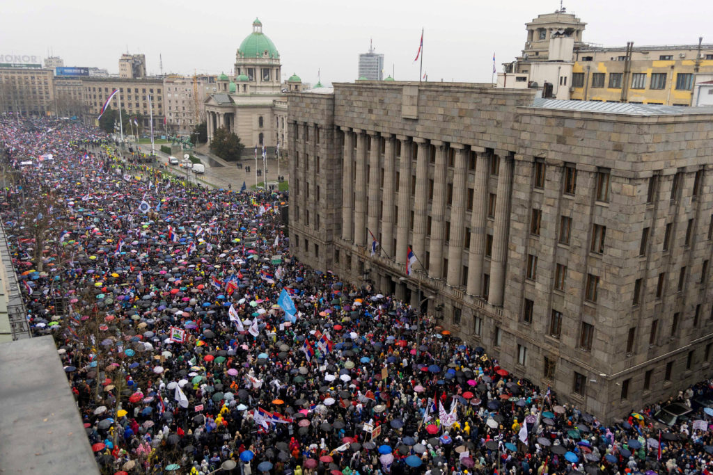 Serbian Authorities Say ‘Acoustic Weapons’ Were Not Used Against Protestors