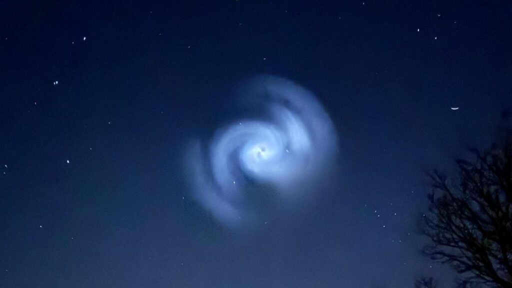 glowing spiral