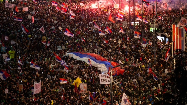 Millions Rise Up Against WEF in Serbia – Media Blackout