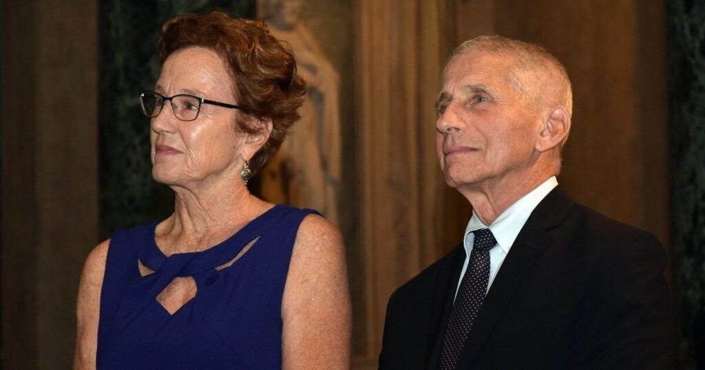 Dr Fauci and his wife Dr Grady