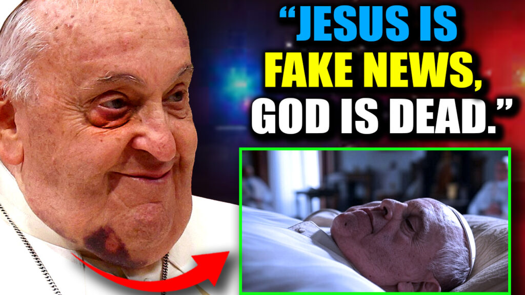 Gasping for breath on his deathbed, on the holiest day in the Christian calendar, Pope Francis descended even further into the Luciferian abyss.