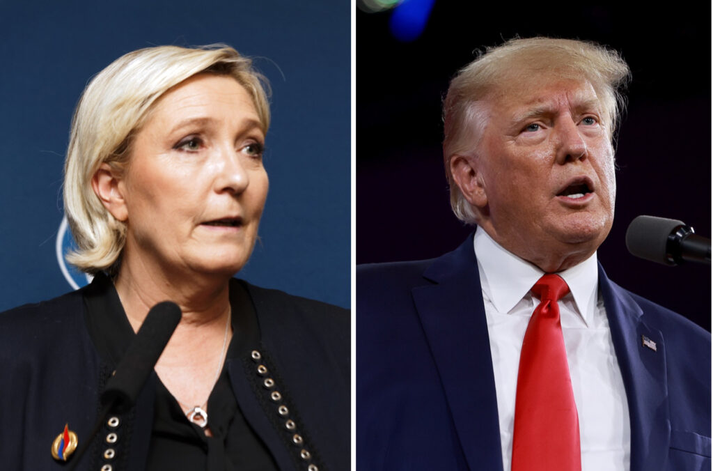 Le Pen Trump