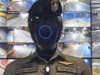 WEF unveils world's first robocop.