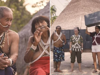 Amazon tribe starlnk