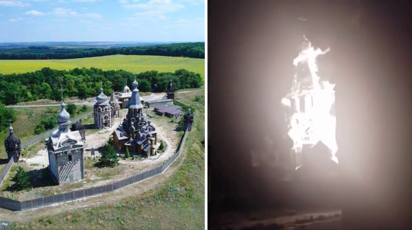 Worshipers Trapped as Ukrainian Drones Target Russia’s Holiest Churches For Destruction
