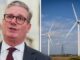starmer wind turbines