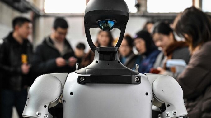 WEF robot goes on killing rampage in China. WEF robot goes on killing rampage in China.