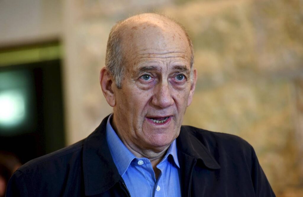 Former Prime Minister Ehud Olmert