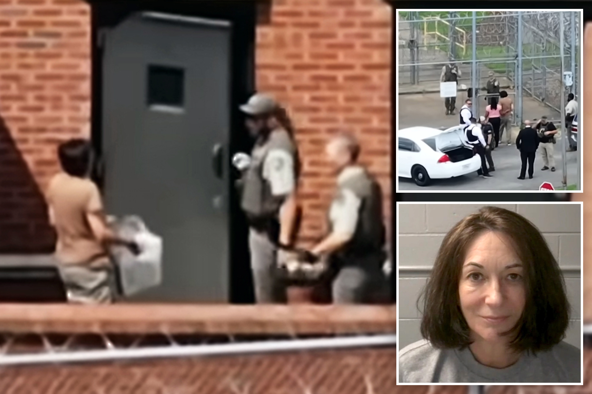 Drone Footage Captures Ghislaine Maxwell Reentering Prison With ‘Box of Secrets’ After Meeting With DOJ