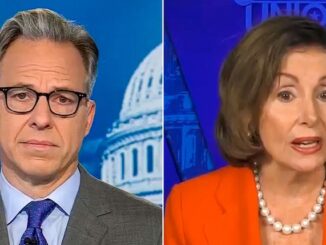 Nancy Pelosi trembles with fear after CNN accuses her of insider trading.