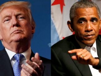 Trump posts vid of Obama being arrested for crimes against kids.