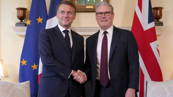 starmer and macron