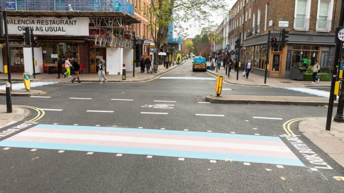 trans pedestrian crossing