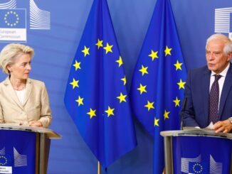 Von der Leyen and Josep Borrell