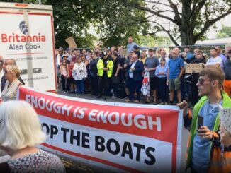 ILLEGAL MIGRANT PROTEST