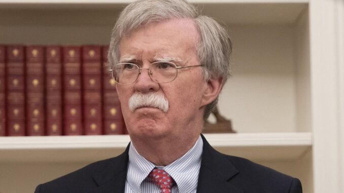 John Bolton facing life in prison for breaching espionage act.