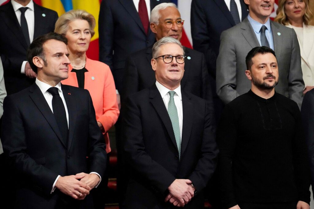 European leaders with Zelesnky