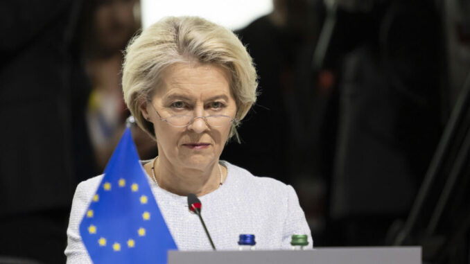 Von der Leyen EU leaders