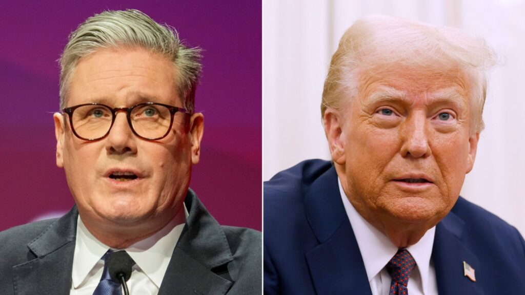 STARMER AND TRUMP