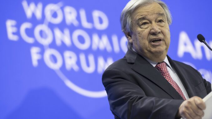 WEF UN chief