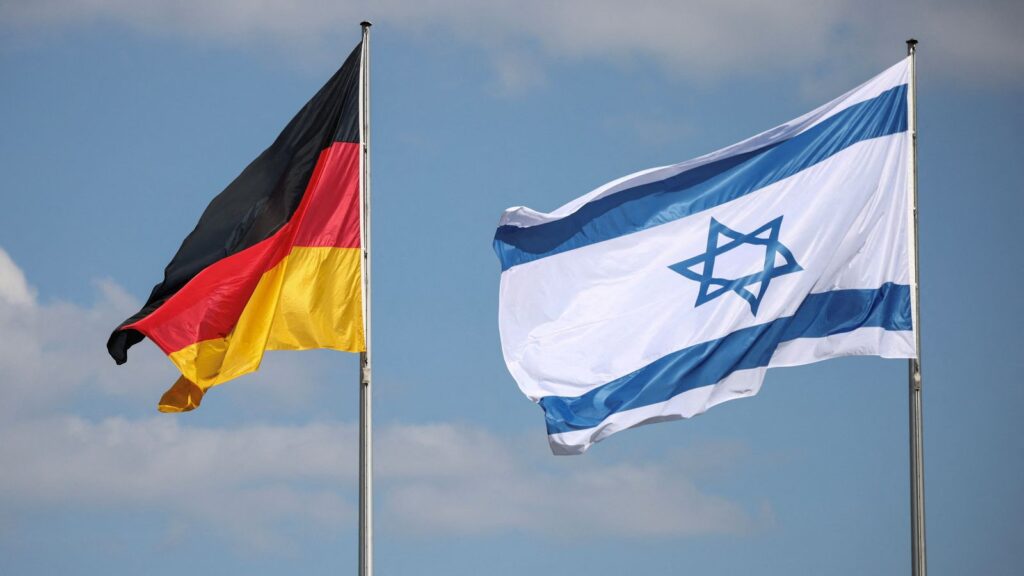 Germany Israel flags