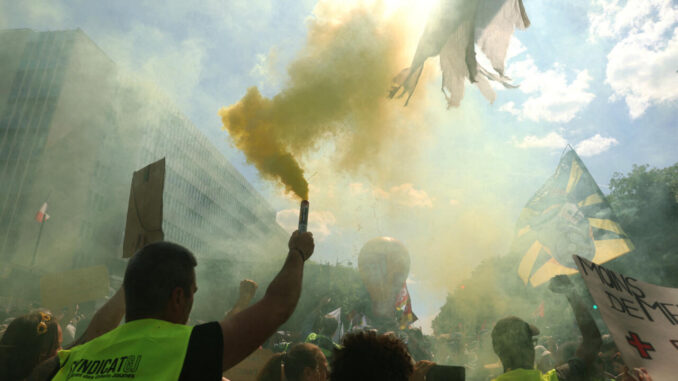 French protests