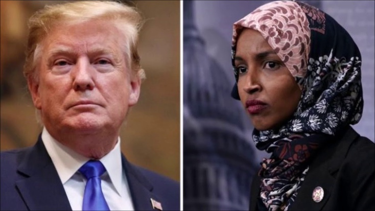 Trump Vows To Deport Ilhan Omar for Illegally Marrying Her Brother To Get a Green Card