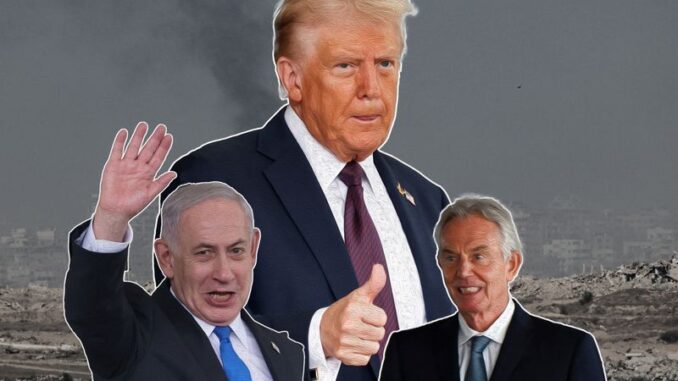 Trump Netanyahu Blair