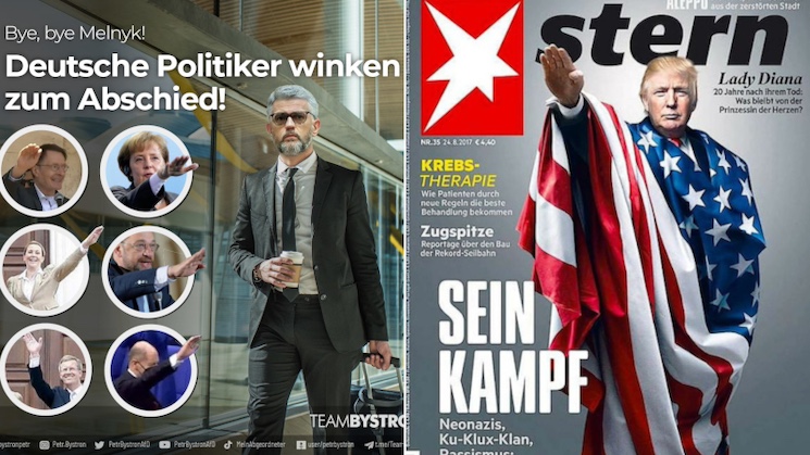 German judge prosecutes politician for posting satirical meme.