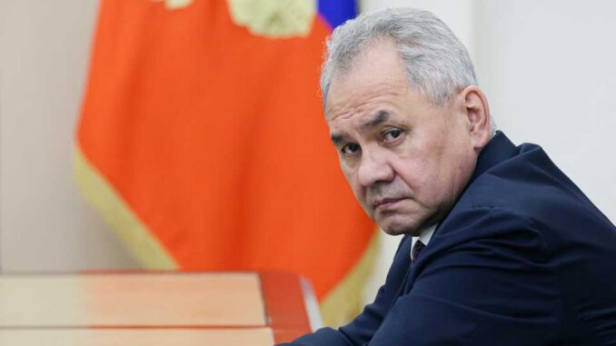 Russia's Sergei-Shoigu