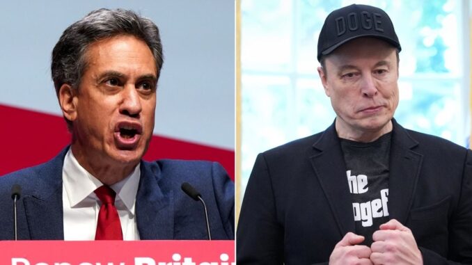 ED MILIBAND ELON MUSK