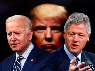 Clinton Biden and Trump