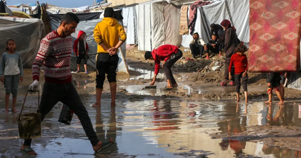 Palestinians in Gaza