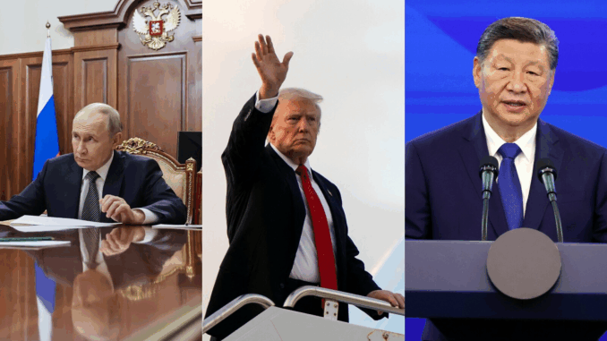 Putin Trump and Xi