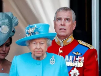 The Queen and son Andrew